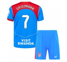 Atletico Madrid Antoine Griezmann #7 Koszulka Trzecia dzieci 2025-26 Krótki Rękaw (+ krótkie spodenki)